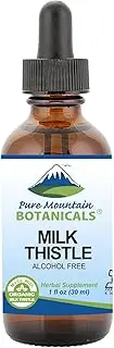 Milk Thistle Extract - Vegan, Kosher Certified Liquid Formula - Made with 333mg Organic Milk Thistle Tincture - 1 Fl Oz Bottle