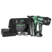 Metabo HPT NT1865DMASM Green/Black 15 ga. 18V 34 Degree Cordless Nailer Kit