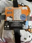 Hello Kitty Halloween Grey Pumpkin Plush Throw Blanket Twin 60”x90” Nwt