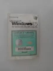 Microsoft Windows 95 Full Operating System 3.5" Diskettes and Manual