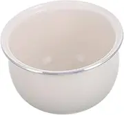 CATIEBYE Soup Cooker Sushi Cookware Porridge Cooker Replacement Inner Pot Replacement Rice Cooker Ceramic Tank Ceramic Rice Warmer Cheese Cake Cooker Yogurt Maker White Ceramic Glaze