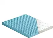 STARRY EUCALYPT Single Size Memory Foam Mattress Topper with Cool Gel Infused, 60D Foam 10cm Thick Bed Topper with Bamboo Fabric Cover Beddings, Airflow Bedding Floor Mat Pad