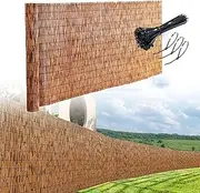 Bamboo Reed Fencing, 2 3 4 5 FT High, Natural Fencing Rolls, Bamboo Fencing Privacy Screening for Outdoor, Gallery, Restaurant, Hotel, Patio; Hand-Woven Privacy Fence(1.7 * 7m(5.6 * 23ft))