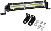BYBDQKTVEH Car LED Work Light 12V 24V LED Spotlight Work Light Bar 6500K Strip Light for Car Auto Truck Lorry Trailer SUV Spot Fog Lamp Work Light(1 pcs)