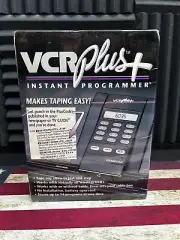 Vintage Gemstar VCR Plus + Instant Programmer Factory Sealed 1991 VHS Player TV