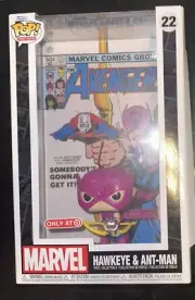 Funko Pop! Comic Book Cover with case: Marvel - Hawkeye & Ant-Man #22 Target
