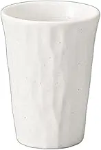 White Shochu Cup (Large) 3.3 x 4.5 inches (8.5 x 11.5 cm), 11.2 fl oz (330 cc) | Free Cup |