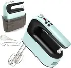 9-Speed Digital Hand Mixer Electric, 400W DC Motor, Baking Mixer Handheld