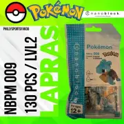 Kawada Nanoblock Pokemon Series Lapras 009 Micro-Sized Building Block Set USA