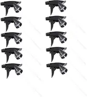 BATHVEVE 10Pcs Adjustable Mist Spray Nozzle for Gardening Spray Head Compatible with Standard Neck Bottles Versatile Replacement for Old Sprayers