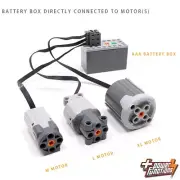 4pcs LEGO Power Functions 88000 Battery Box Three M Motors 8883 8882 88803 Set