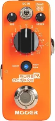 Lightweight Purer Octave Pedal - 15 Modes, 3 Working Settings, Dry Signal