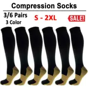20-30 mmHg Knee High Compression Stockings Therapeutic Socks Support Thigh High