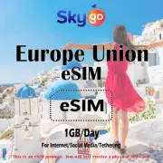 Skygo Europe for 15 Days| 40+ Countries Prepaid SIM Card 500MB 5G Data & Unli...