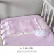 MARURU日本製嬰兒床單70 x120cm 木槿紫