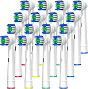 [FIRIK] Replacement Brush Heads Compatible with Oral B Toothbrush Precision Clean 16 Brushes
