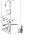LG Fridge Hinge for GB-455MBL GB-455UPLE GB-W450USLX middle hinge