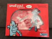 Rare 2005 Paul Frank Wooden Wall Clock Rectangular Sock Monkey