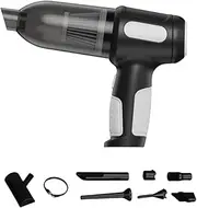 Car Vacuum Cleaner, Handheld Vacuum Cleaner, 22000Pa Strong Power Mini Vacuum Cleaner, Rechargeable and Portable Car Vacuum for Home,Keyboard,Pet (Black)