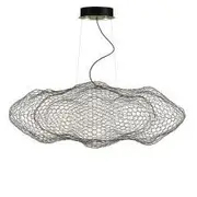 Telbix Kasha Organic Mesh Cloud Designer Pendant Light - Black