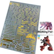 for MG 1/100 MSN-04 Sazabi ver ka D.L Model Bronzing Water Slide Decal Stickers