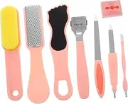 ARTSEWPLY 1set Multi-functional Pedicure Kit Foot Care Tools for Home and Salon Use Ergonomic Design for Comfortable Grip Materials for Dead Skin Removal