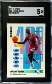 Michael Jordan 91-92 Skybox SGC 5