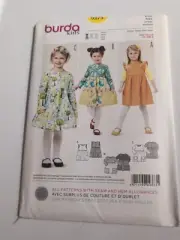 Burda Kids 9373 Toddler Dresses - Three Styles - US 18mon - 6