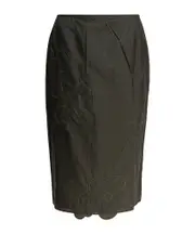 Cecilie Bahnsen Allegra Floral Skirt UK10,UK8 Black