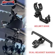 1"-2" Roll Cage Helmet Hook Headset Hanger Roll Bar Mount for Polaris UTV RZR