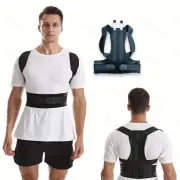 Adjustable Posture Corrector Fitness Back Support Shoulder Lumbar Brace Support Adjustable Belt Comfortable Corrector Be