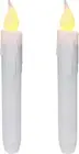 Flickering Taper Candles Led Drip Flameless Candles, Battery Operate