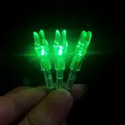 6pcs Archery 4.2mm LED Lighted Nocks Shaft carbon Arrow Night Hunting Bow