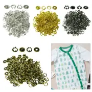 Prong Snap Popper Button Press Studs Fasteners snap for Leather Crafting Bags