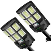 Solar Street Lights Outdoor: Dusk to Dawn Solar Parking Lot Lights with 3 Mod...