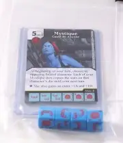 Marvel Dice Masters Avengers VS X-Men AVX MYSTIQUE RARE Uncommon Set CUR 4 DICE