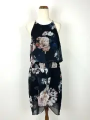 NEW Cooper St Womens Great Florescence Dress Navy Floral Midi Evening Formal 12