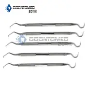 5 x Dental Tartar Calculus Remover Tartar Scratch Scaler Dentist Tooth Scraper