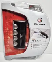 Targus PA055U 4-Port Plug & Play Compact Design PC/Mac/Laptop USB 2.0 Hub Sealed