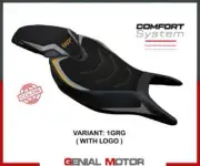Seat saddle cover Renee Sp Color comf GRG+logo T.I.Triumph SpeedTr 1200RR 22>23