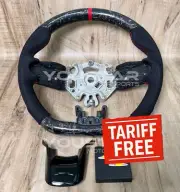TARIFF FREE FORGED CARBON Alcantara Steering Wheel for MINI F54 F55 F56 F60 21+ (for: Mini)