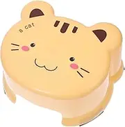 Kisangel Kids Bathroom Stool Cartoon Plastic Stool Bed Step Stool Small Stool Outdoor Shoe Changing Stool Child Bathroom Toilet Stool