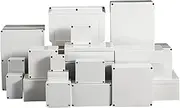 HAODEE New Material Ip67 Waterproof Junction Box Plastic housing Ip67 Outdoor Electronic Safe Monitor Power Button Box (Size : 120X200X113MM)