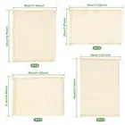 10Pcs Produce Bags Reusable Vegetable Bags Washable Mesh Bags Drawstring SimaK