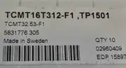 10 PCS ORIGINAL INSERTS TCMT16T312-F1 TP1501