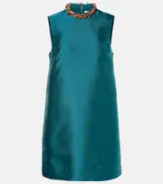 [Alemais] Alémais Beaded minidress UK 10 green