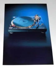 Technics Turntable Audiophile Poster SL-1200 LIMITED, SL-1200Mk2, MkII 19" x 13"