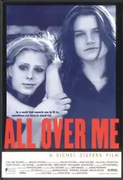 Modern FILM POSTER Postcard: ALL OVER ME (Alison Folland). Free Postage