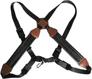Totority Adjustable Saxophone Shoulder Strap Double Padded Leather Belt Ergonomic Design Reduces Neck and Back Strain
