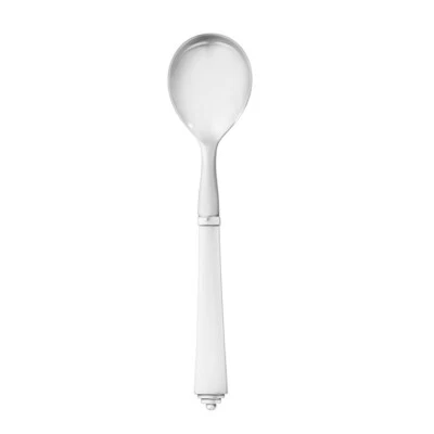 Georg Jensen Sterling Silver Salad Serving Spoon 432 - Pyramid - NEW